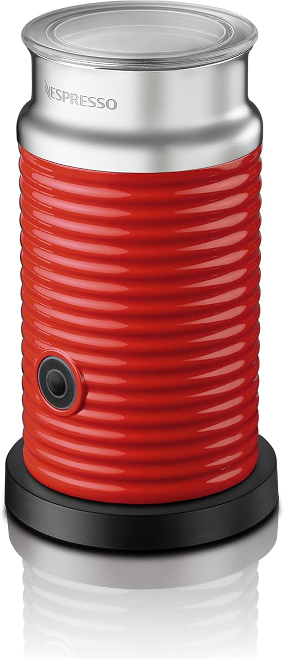 Nespresso Aeroccino3 Red Milk Heating Frother 3594-JP-RE