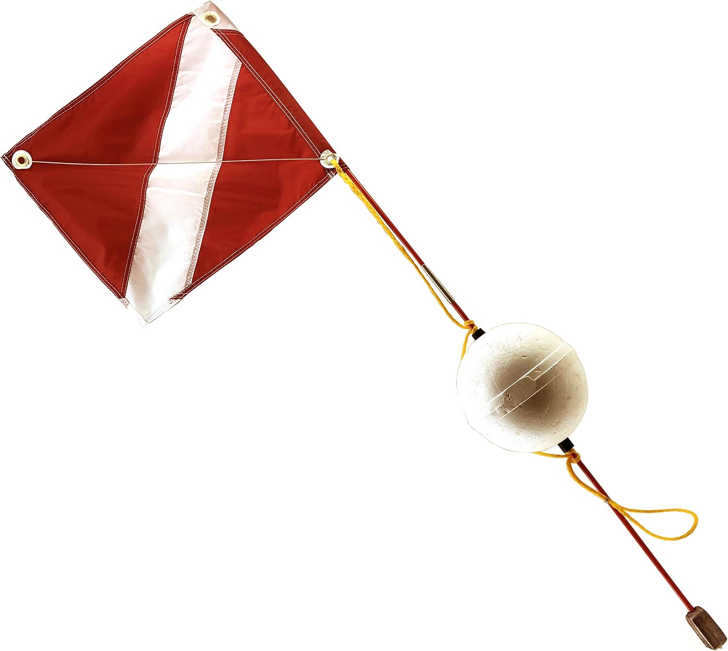 SPEARFISHING WORLD Dive Flag and Float 2 Piece for Snorkeling and Scuba