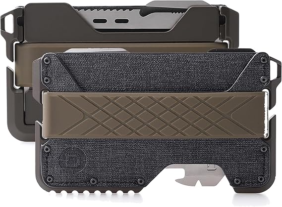 Dango Slim Minimalist Wallet for Men - RFID Blocking - Leather + Multi-Tool