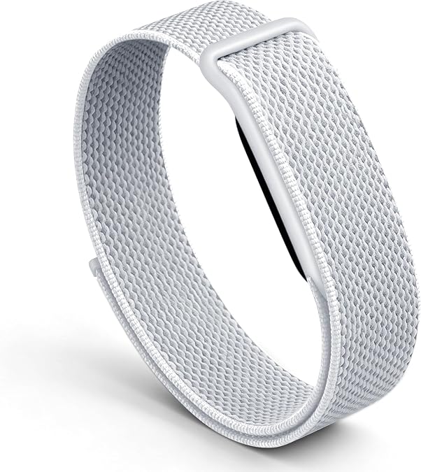 Nylon Sport Band Compatible with Google Fitbit Air,Soft Breathable Wristband Replacement Compatible with Fitbit Air Fitness,Micro-Adjustable Performance Loop for Screenless Tracker