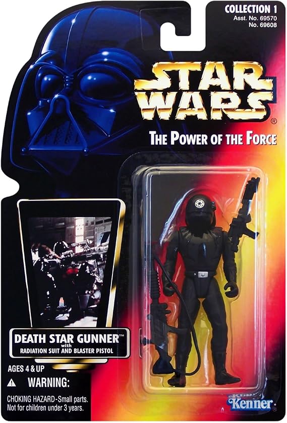 Star Wars: Power of the Force Red Card Death Star Gunner Action Figure