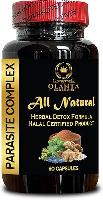 Advanced Parasite Complex - Herbal Wellness Formula with Black Walnut, Wormwood & Cloves for Digestive Health & Detox Support - 1 Bottle - GMP-Certified Premium Blend