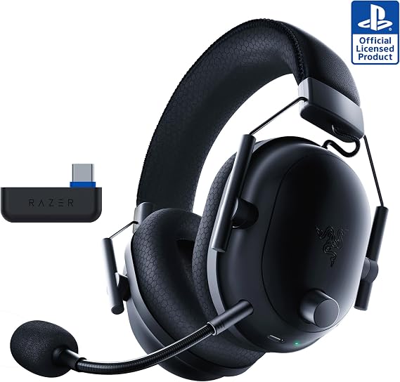 Razer BlackShark V2 Pro Wireless PlayStation Gaming Headset, Black