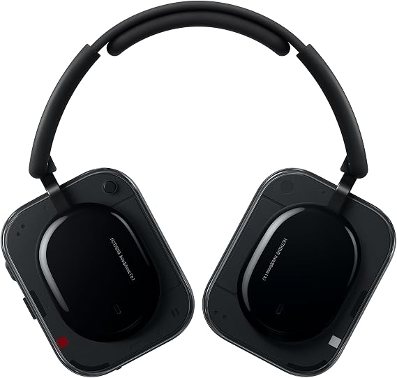 Nothing Headphone (a) 2026 New, Adaptive Active Noise Cancelling Headphones, Wireless Over Ear Bluetooth 5.4 ANC Headset with LDAC Hi-Res, 5 HD Mics Ultra Bass via APP, 135 Hours Playtime, Black