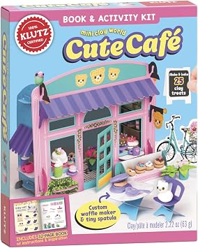 Klutz Mini Clay World Cute Cafe Arts & Crafts for Ages 8 to 12