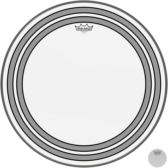Remo Powersonic Clear Bass Drumhead, 22"