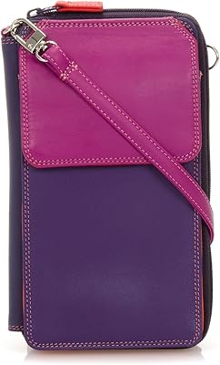 mywalit Multi-Color Purse With Shoulder Strap | 16 Cards, Phone & Coin Pockets
