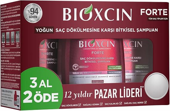 Bioxcin Forte Shampoo 300ml Pay 3al2