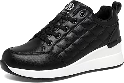 Wedge Sneakers for Women, Non-Slip Breathable High Heels for All Seasons