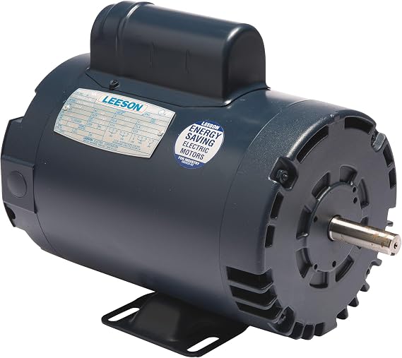 Leeson 116709 5HP 3450RPM 1PH 56HC Frame 230V Drip-Proof High-Pressure Washer Motor