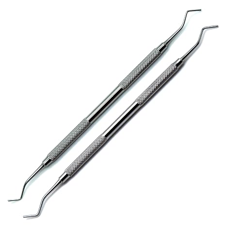 Dental Plastic Filling 718-2, 719-3 Double Ended 1.4mm/1.6mm, 1.8mm/2mm Composite Amalgam Restorative Instruments