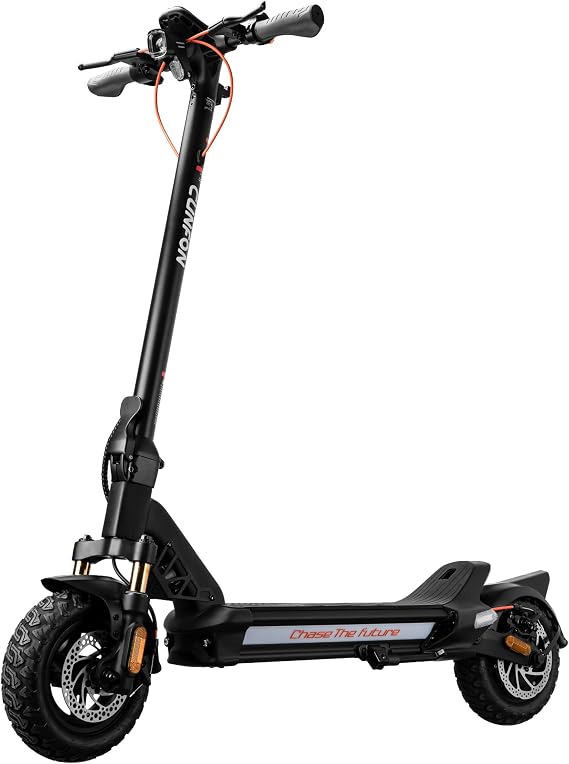 CUNFON RZ800-REG Off Road & Commute Electric Scooter for Adults | SmartFinger Unlock, Max 20-25mph & 46miles, Dual Disc Brakes with EABS, Full Suspensions