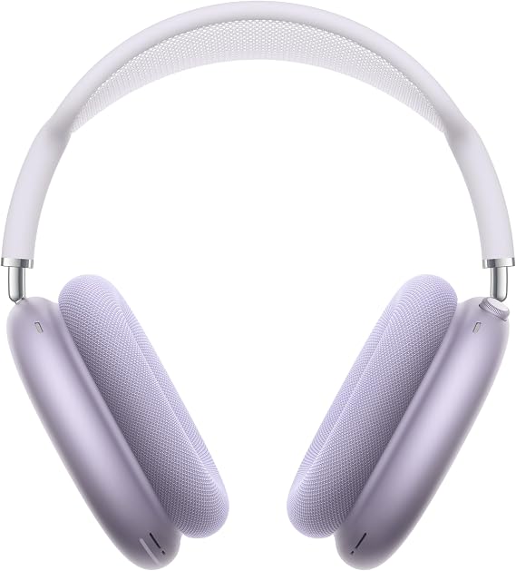 Apple AirPods Max Wireless Over-Ear Headphones, Professional Active Noise Cancellation, External Sound Intake Mode, Personalized Space Audio, USB-C Charging, Bluetooth Headphones for iPhone ‒ Purple