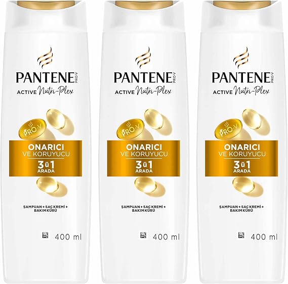 PANTENE Repair & Protective 3 in 1 Shampoo 400 ml 3 pack