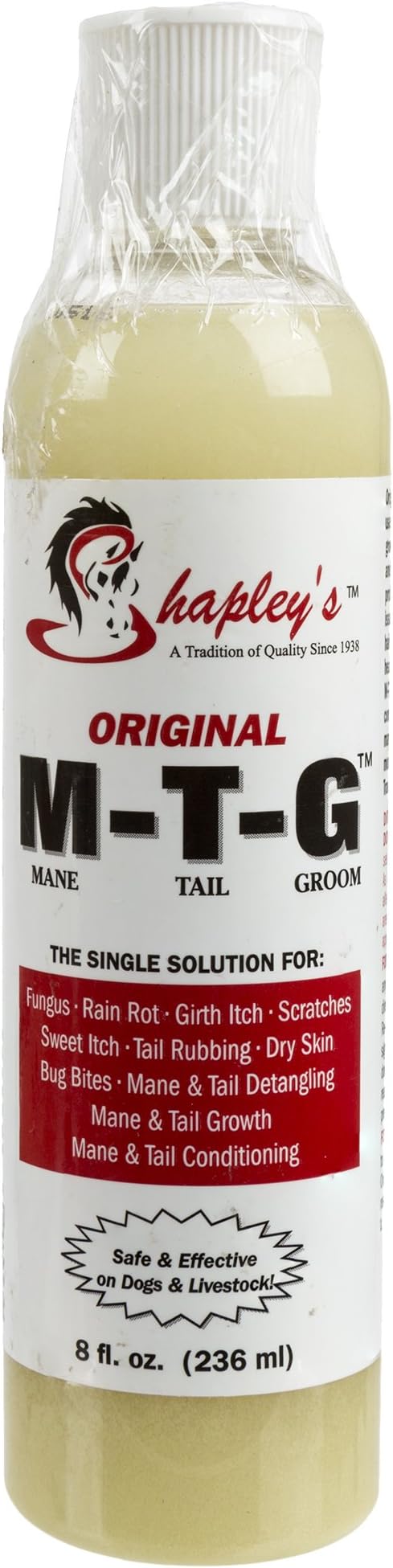 SHAPLEY'S MTG8OXDSTSMTG DS Original M-T-G Mane Tail & Groom for Horses, 8 oz