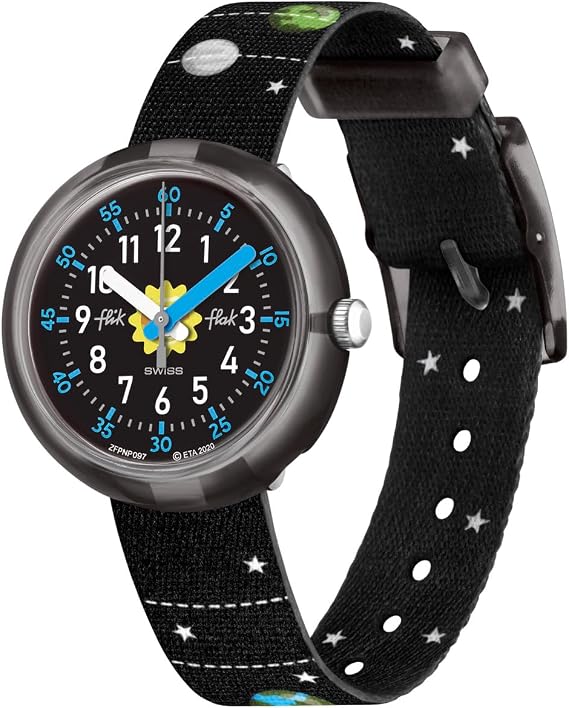 Flik Flak SOLAR SYSTEM Unisex Kids Watch (Model: ZFPNP097), black
