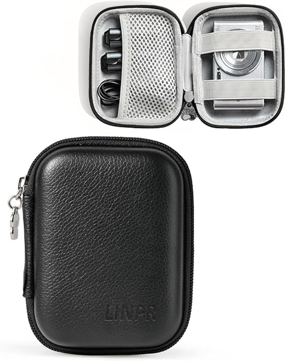 Small Digital Camera Case, Black, Cute