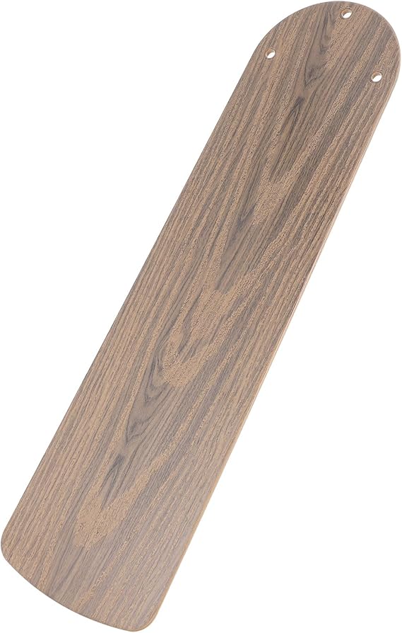 NUOBESTY 1Pcs Ceiling Fan Blades Replacement for 52 Inch, Plastic Ceiling Fan Blade Set for Outdoor And Indoor, Weatherproof Wood Grain Paddles for Home, Patio, Bedroom - Khaki