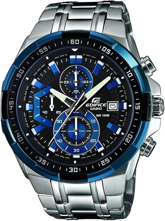 Casio CASIO EDIFICE Quartz Men's Wristwatch EFR-539D-1A2V Black/Blue Parallel Import