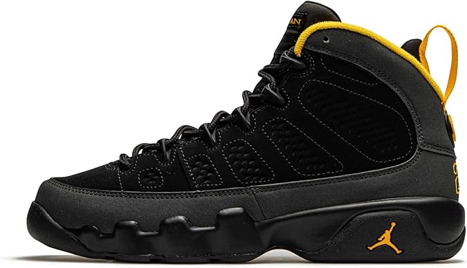 Retro Jordan 9 Air GS - Black, University Gold, Dark by Nike