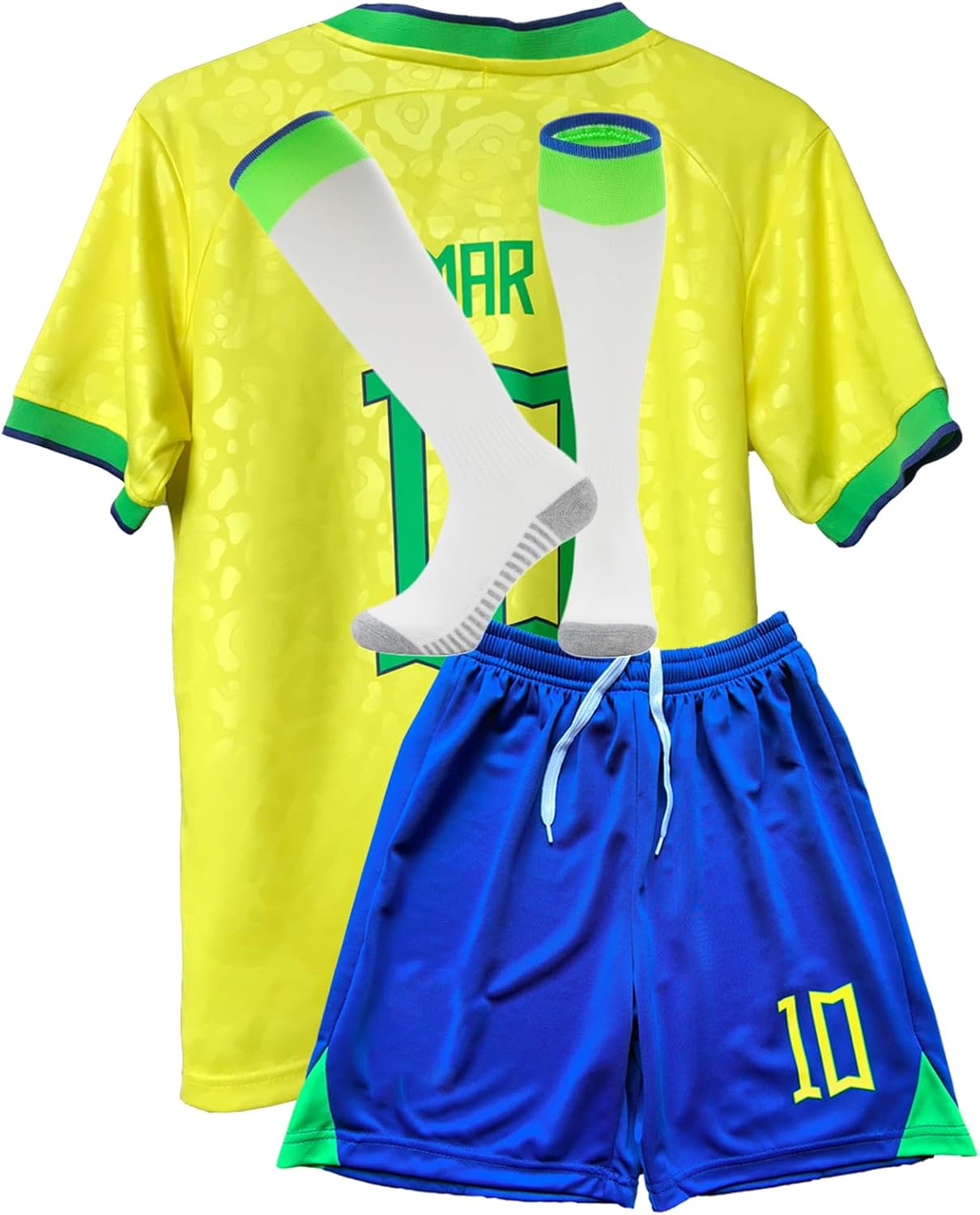 Boys Soccer Jersey Fans Jerseys for Youth Kids Soccer Jerseys for Boys Training Uniform Gift Set
