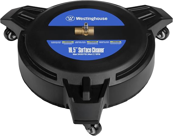 Westinghouse Universal 16.5" Pressure Washer Plastic Surface Cleaner Attachment - 3400 Max PSI, 1/4 Connector - for Gas and Electric Pressure Washers