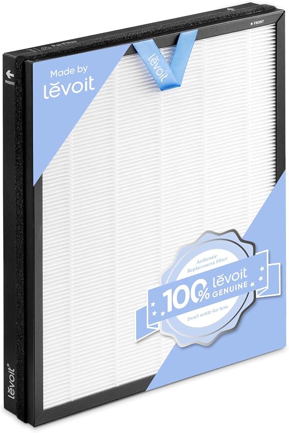 Levoit Genuine Vital Pet Pro Air Purifier Replacement Filter,1 Pack | Genuine Vital Pet Series Air Purifier Filters, Supports HEPA Sleep Mode, High-Efficiency Activated Carbon,White
