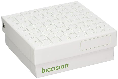 BCS-206 White TruCool Hinged Cryobox (Pack of 5)