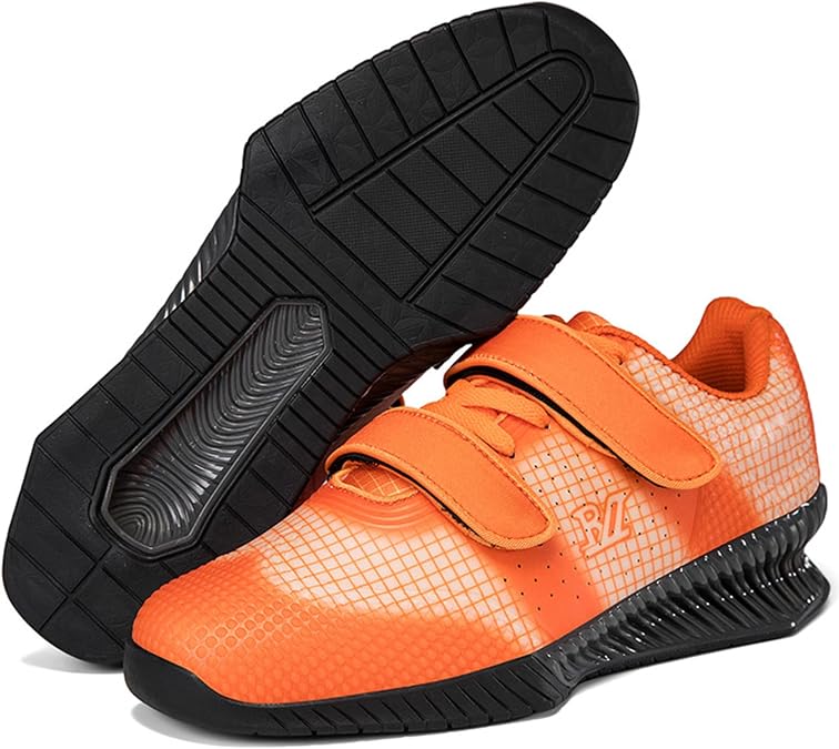 Deadlift Weightlifting Shoes for Mens Powerlifting & Bodybuilding Fitness Sneakers Comfortable Gym Training