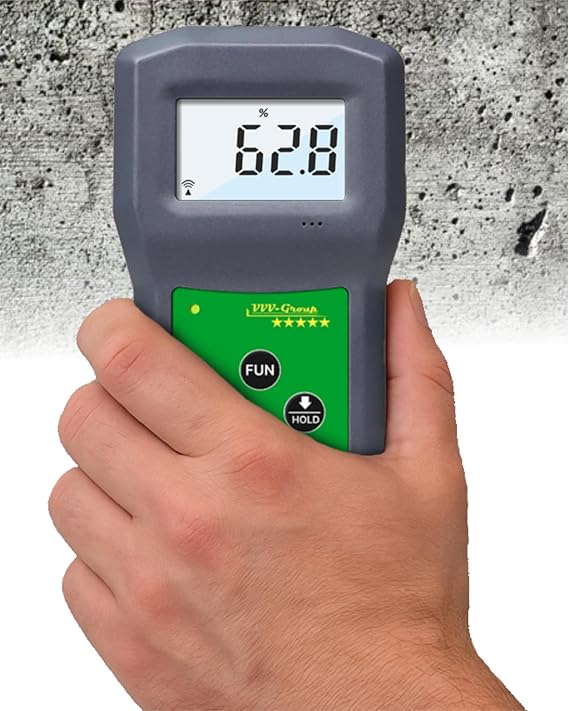 Concrete Moisture Meter CME-822 Non-Destructive Digital Moisture Meter for Concrete Floors, Slabs & Walls, Surface Moisture Tester