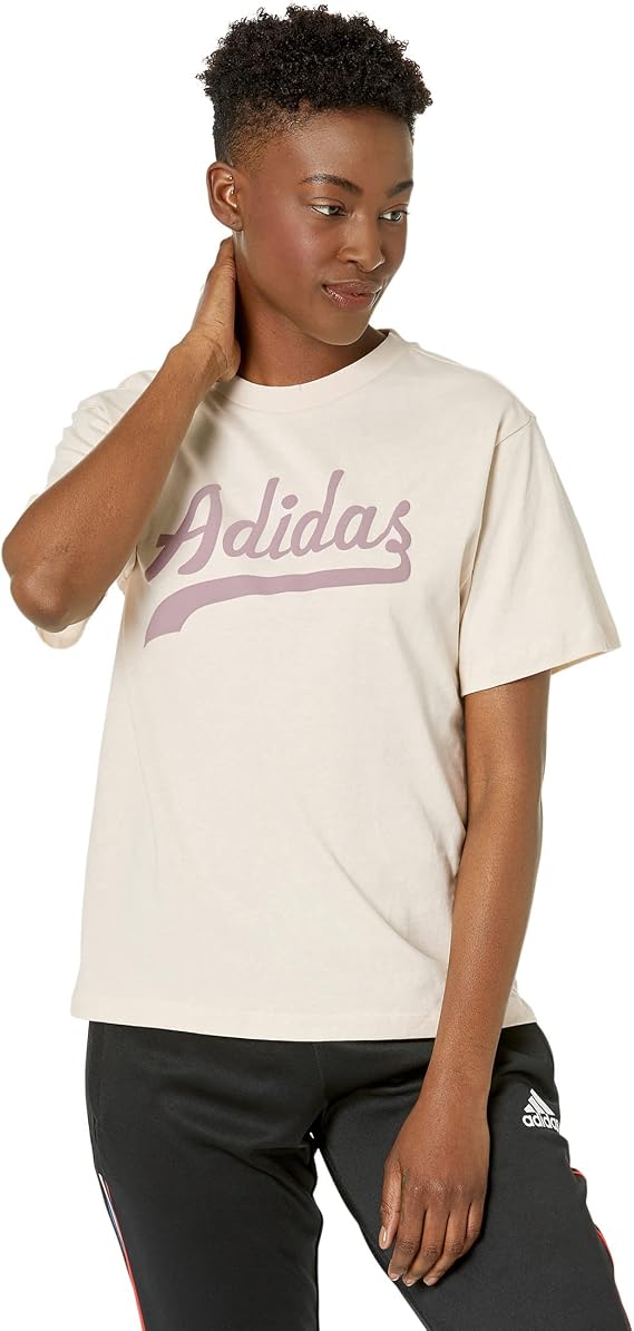 adidas Originals Logo Play Regular Tee Wonder White LG