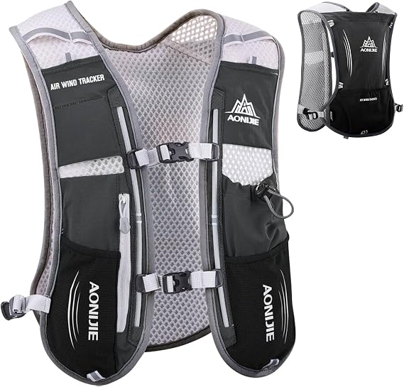 Running Vest Hydration Pack Backpack for Men & Women, Lightweight Trail Marathon Run Race Vest for Cycling Jogging