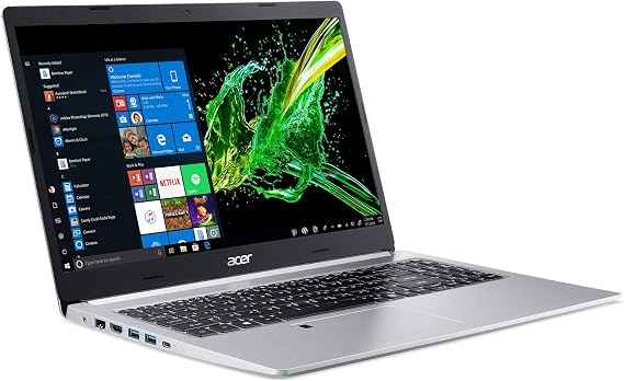 acer Aspire 5 Slim Laptop, 15.6 Inches FHD IPS Display, 8th Gen Intel Core i5-8265U, 8GB DDR4, 256GB SSD, Fingerprint Reader, Windows 10 Home, A515-54-51DJ