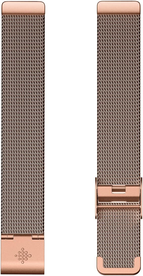 Fitbit Inspire 2, Stainless Steel Mesh, Rose Gold Stainless Steel, One Size