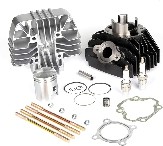 PW80 Cylinder Kit, Cyliner Head, 47mm Piston Kit, Ring Kit for Yamaha PW80 PY80 Y-Zinger 80