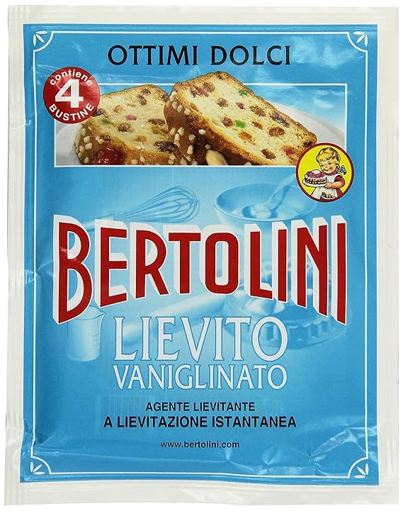 Bertolini Baking Powder with Vanillin 4X16gr