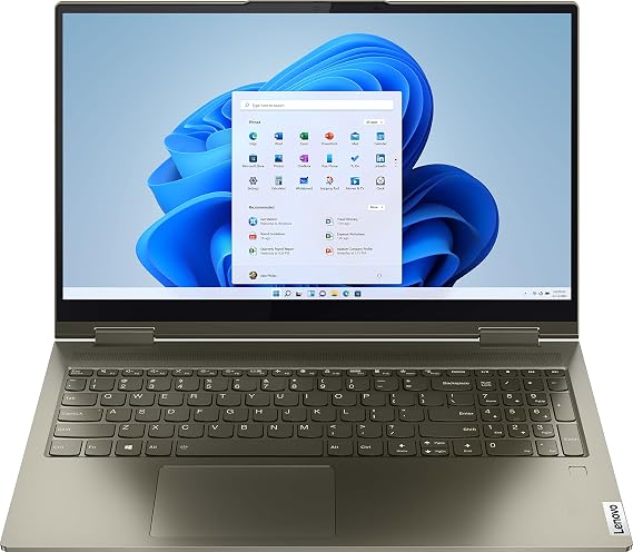 Lenovo 2022 Yoga 7i 2-in-1 Laptop 15.6 inch FHD Touchscreen Intel EVO Platform 11th Core i7-1165G7 Iris Xe Graphics 12GB DDR4 512GB NVMe SSD WI-FI 6 Windows 11 Home Fingerprint Backlit Keyboard