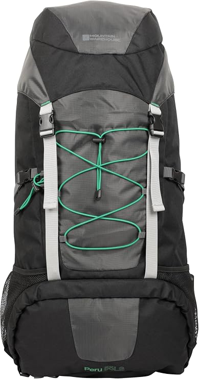 Mountain Warehouse Peru 55L Backpack, Charcoal, One Size, Outdoor