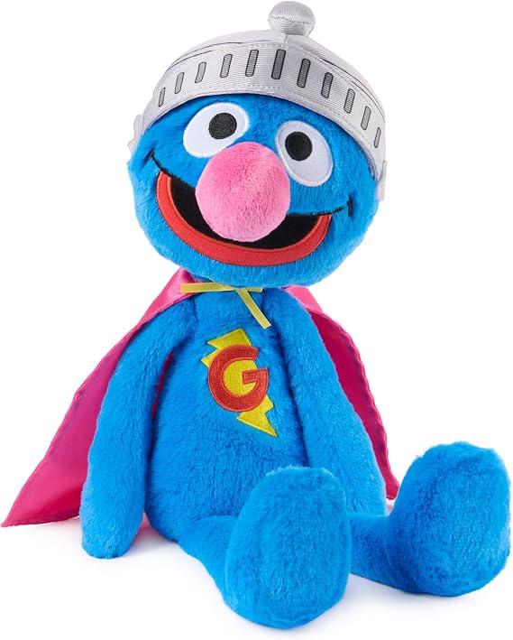 GUND Sesame Street Super Grover Toothpick 15-Inch Plush Toy, Ages 1+