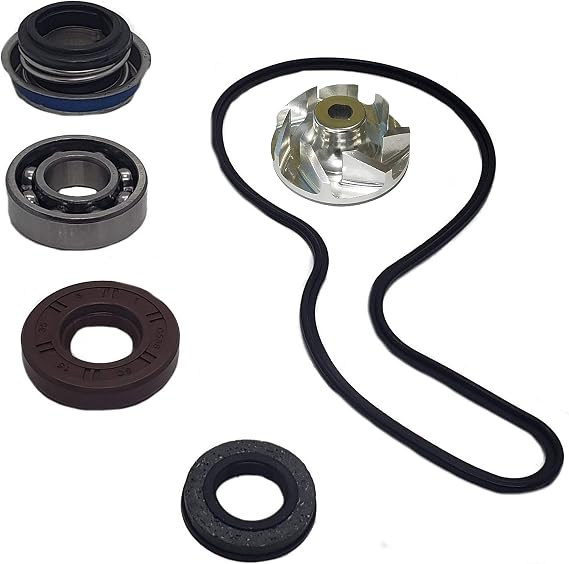Replacement Rebuild Kit And Billet Aluminum Water Impeller Fits Polaris Ranger 700 800 2005 2006 2007 2008 2009 2010 2011 2012 2013 2014 For Water Pump