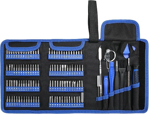 Hautton Precision Screwdriver Set, Multi-Functional Mini Repair Tool Driver Kit, Professional 126 in 1 Bits Magnetic Screw Kit for Computer iPhone Phone Macbook Laptop Screen PC Watch Electronics