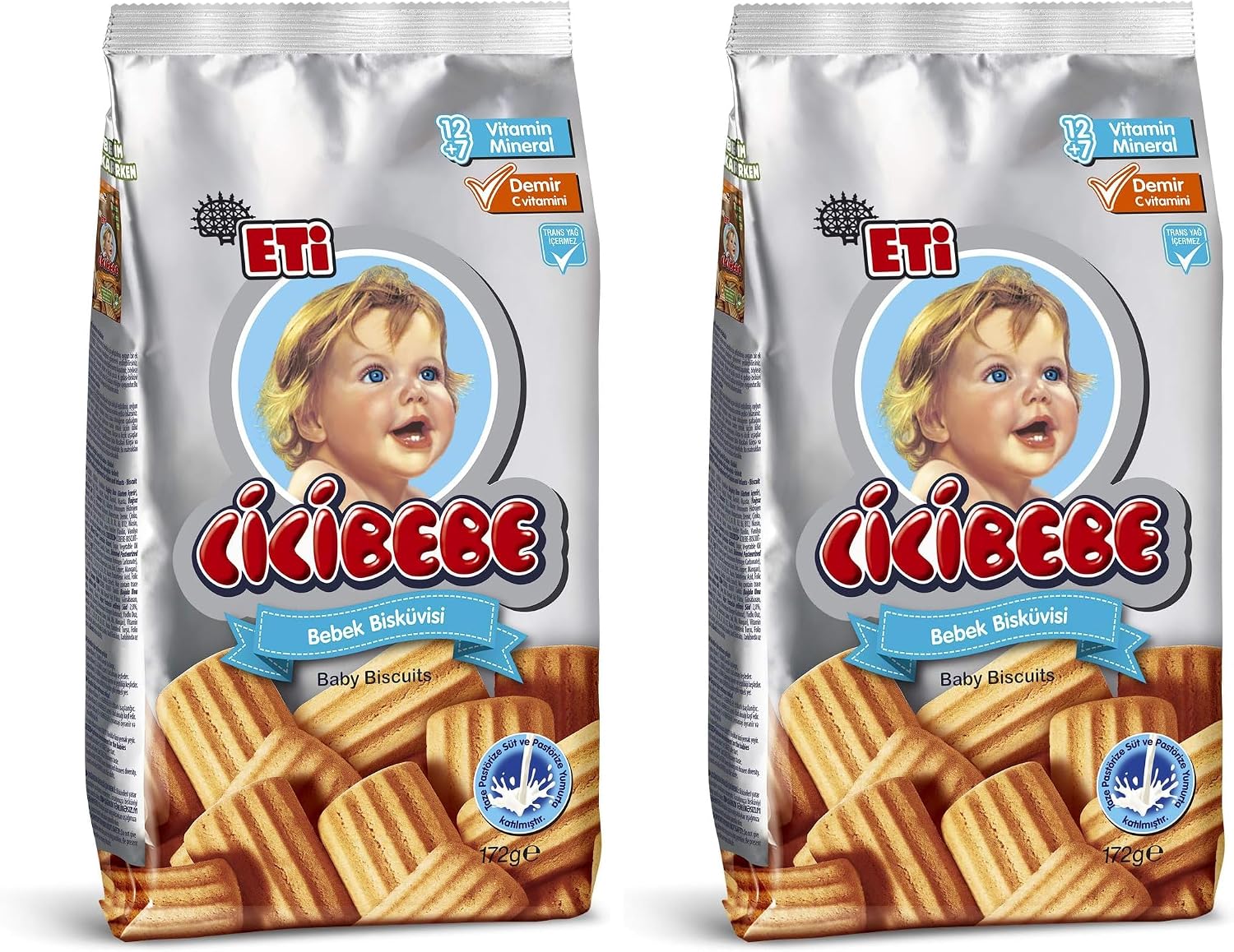 Eti Cicibebe Biscuit 172 g 2 pack
