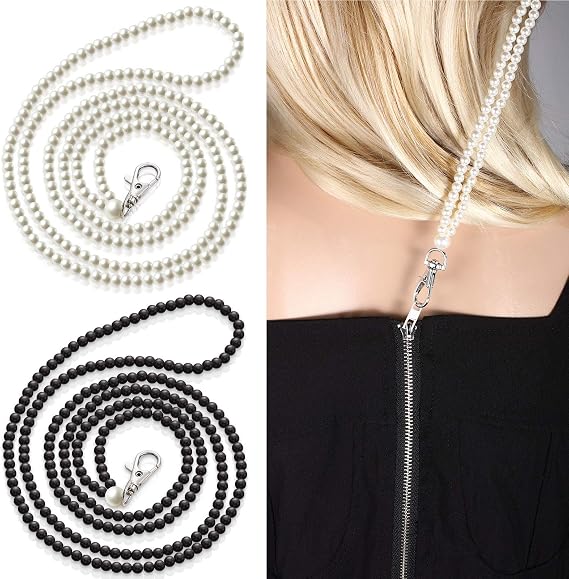 Syhood Zipper Helper Pull for Long Dress Back Zipper Puller Helper Zipping up Down Dress and Boot Yourself Beaded Clothing Assistant Aid Tool with Easy Zip Aid Puller by Yourself