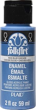 FolkArt Enamel Paint, Blue Cascade Metallic
