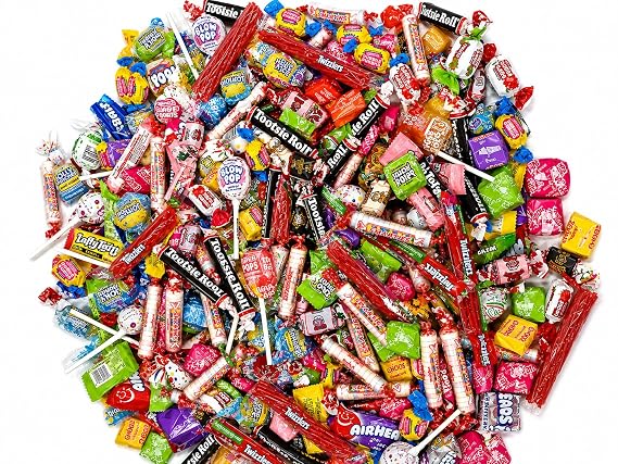Snackadilly Candy Variety Pack - Assorted Candy Party Mix - 4 LB Bag - Sweets Assortment - Bulk Individually Wrapped - Pinata Candies - Super Sweet Mix
