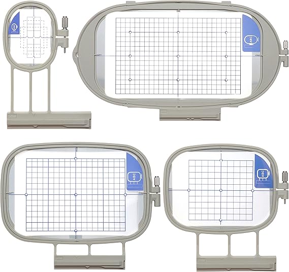 New brothread Embroidery Machine Hoop 4 in 1 Set - SA437+SA438+SA439+SA441