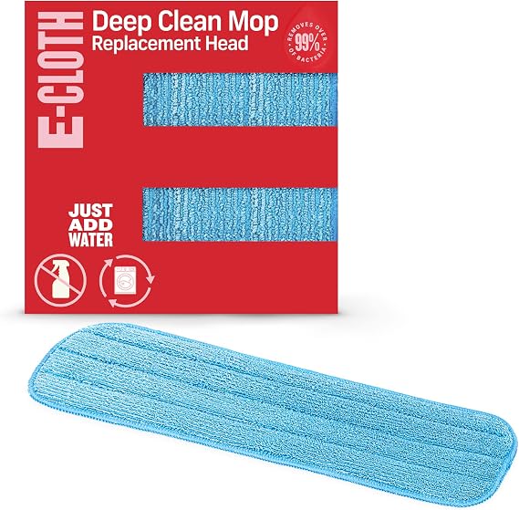 E-Cloth Mop Head Replacement, Reusable Mop Pads - 1 Pack