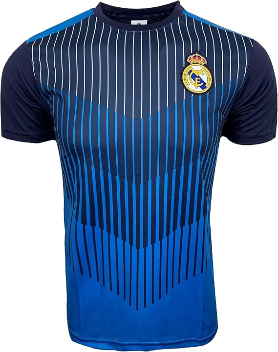 Boy's Real Madrid Performance Jersey, Youth Sizes Licensed Real Madrid Training Shirt