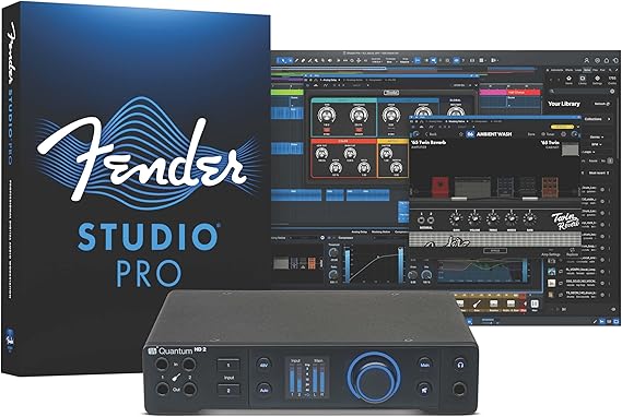 PreSonus Quantum HD 2 20x24, 32-bit / 192 kHz USB-C Audio Interface with Studio One Pro Software | 32-bit/192kHz USB-C audio interface with Fender Studio Pro software