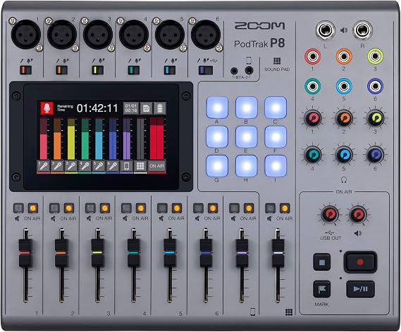 Zoom PodTrak P8 Mixer and Recorder